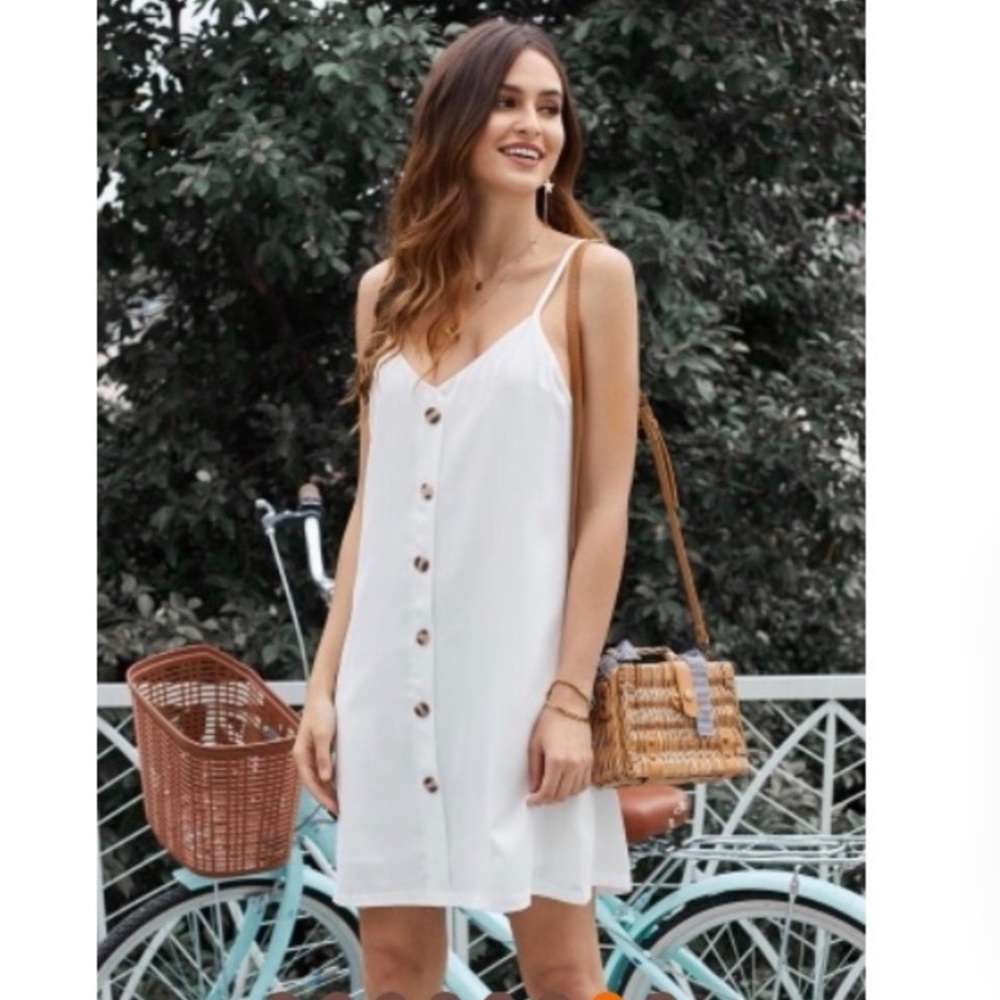 Button down summer dress